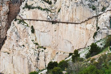 puente verde en el Caminito del Rey