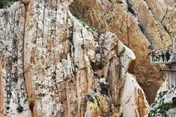 Caminos de madera en Caminito del Rey