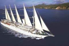 a small boat in a large body of water