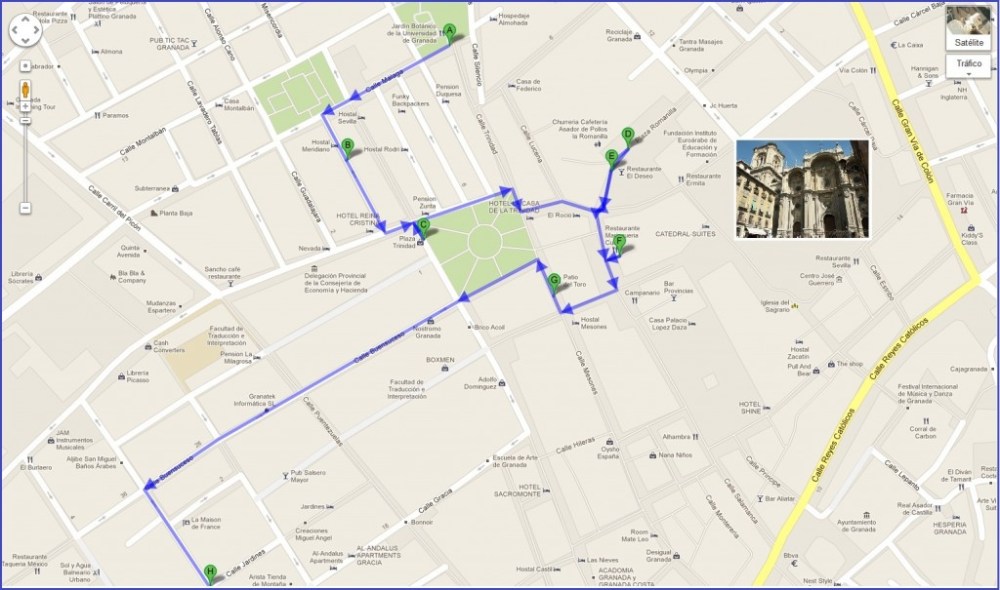 mapa de Granada