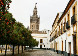 a view of a city street in front of a building