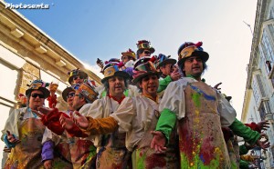 a group of people wearing costumes